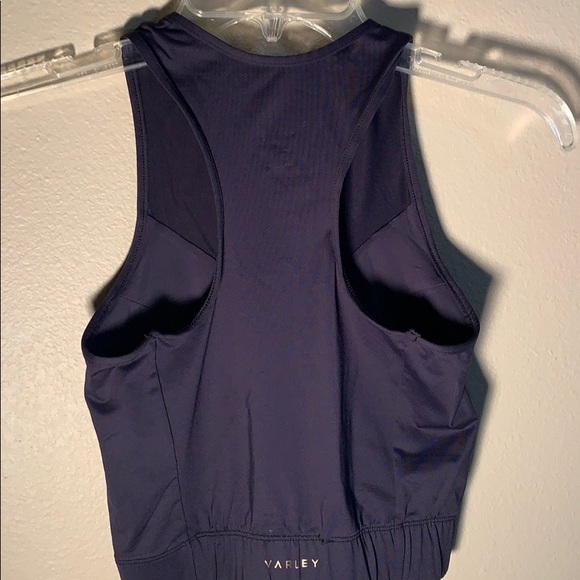 VARLEY navy blue elastic crop tank! - Picture 6 of 8